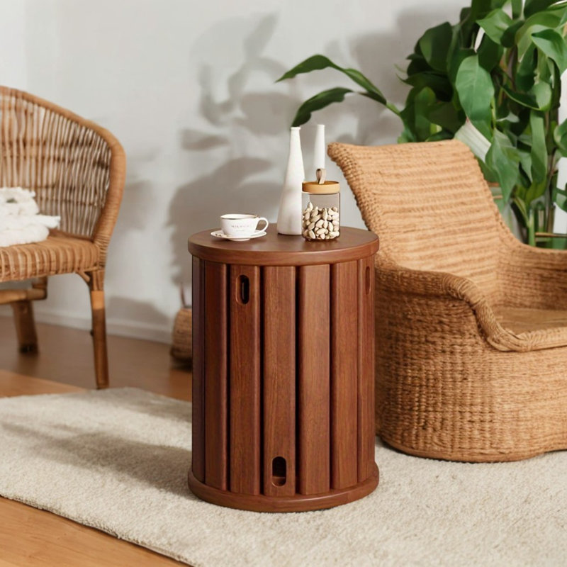 Household Stools Fragrant and Enjoyable Solid Wood Stackable Garden Stools New Chinese Style Stools Small and Short Stools Kitchen and Dining